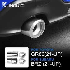 Car Exhaust Extension Pipe For Subaru BRZ Toyota GR86 *Stainless Steel Exhaust*