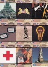 20 CARD PRO SET DESERT STORM INTELLIGENCE FILE LOT.