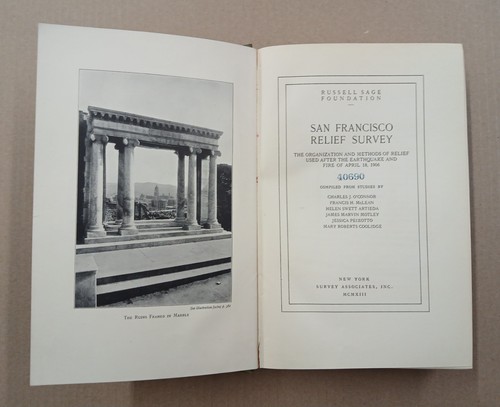 San Francisco Relief Survey After Earthquake & Fire of 1906 - Ex-Library HC 1913 - Imagen 7 de 14