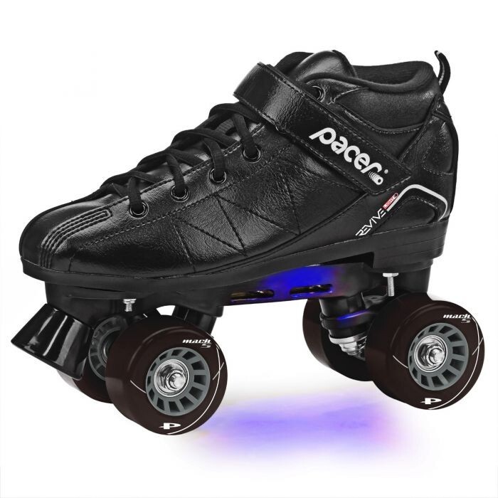 NEW! Pacer Revive Light Up Black Men's 5/Women's 6 Roller Sk