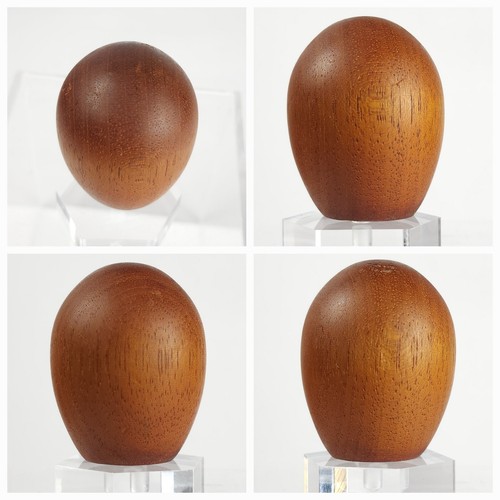 Scultura tentacolo in legno intagliato vintage senza firma occhio astratto MCM stile teak 18"H - Foto 21 di 24