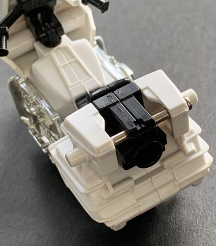 1986 Hasbro Takara Transformers G1 GROOVE Defensor White Motorcycle Figure - Picture 5 of 13