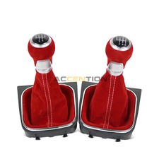 56 Speed Gear Shift Knob With Boot For Vw Scirocco 2009-2014 Eos 2006-2011