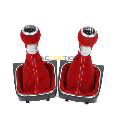5/6 Speed Gear Shift Knob With Boot For VW Scirocco 2009-2014 EOS 2006-2011
