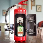 Fire Extinguisher Shape Mini Bar Wine Cabinet Crafts Decoration Liquor Storage
