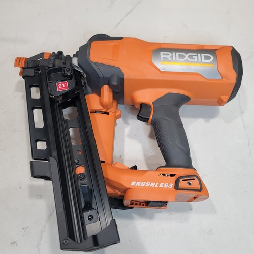 RIDGID R09894B 18V Brushless Cordless 21° 3-1/2" Framing Nailer Tool Only