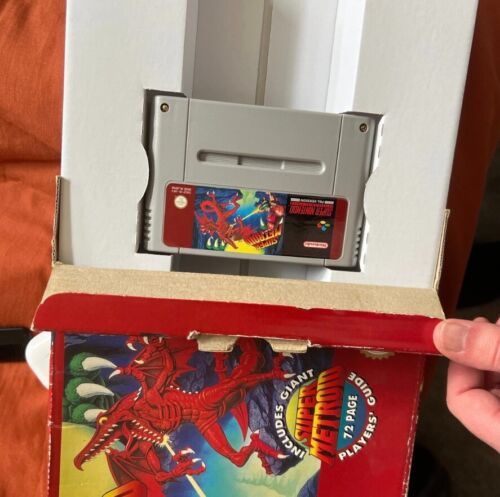 Insert / Inlay / Cartridge Holder ONLY for Nintendo SNES Super Metroid Big Box - Picture 2 of 4