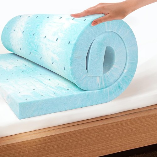 EGOHOME Topper 3 Zoll Queen Memory Foam Matratzenauflage, Kühlgel Topper f... - Bild 1 von 7
