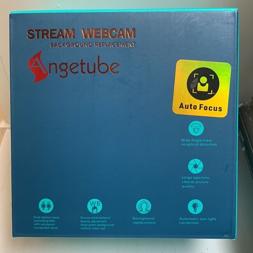 NEW Angetube Ring Light HD 1080P 962 Streaming Webcam Gaming Video Conferencing - 第 5/12 張圖片