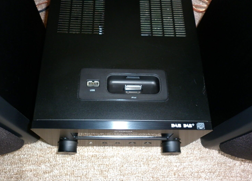 Yamaha CD-Receiver mit CD-MP3/USB/FM-DAB-DAB+Radio/iPod Dock/AUX &Aiwa Lautsprecher - Bild 6 von 24