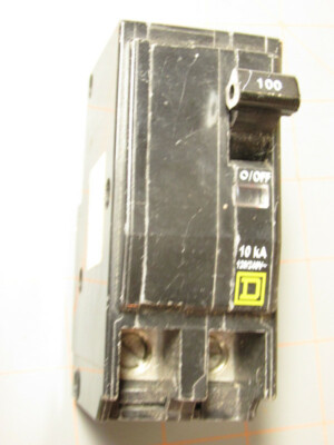 Circuit Breaker 100A Type QOA Tested 2 pole working ready to install WS