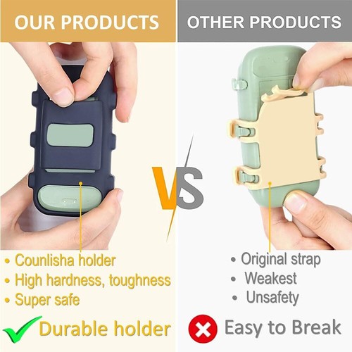 Silicone Holder for Tractive XL GPS Dog Tracker Black - Picture 5 of 7