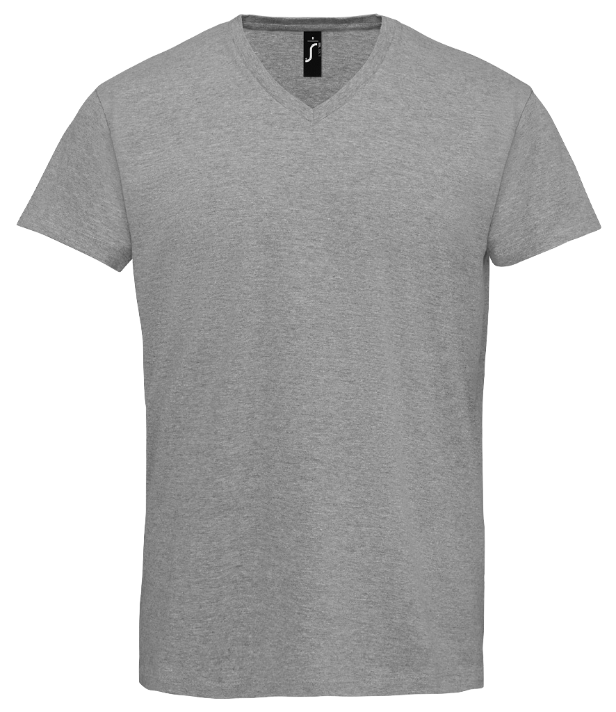 Herren T-Shirt V-Ausschnitt - Lässiges Sommer Shirt Kurzarm