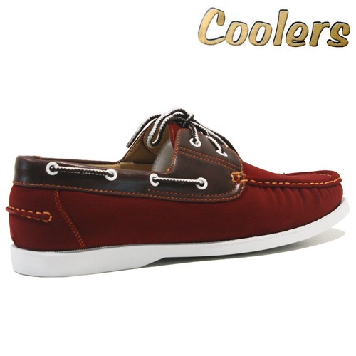 MENS LACE UP WALKING BOAT DECK CASUAL COMFORT DRIVING MOCCASIN LOAFER SHOES SIZE - Picture 5 of 26