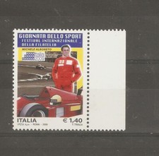 Italia Repubblica 2009) Giornata dello sport,michele Alboreto MNH