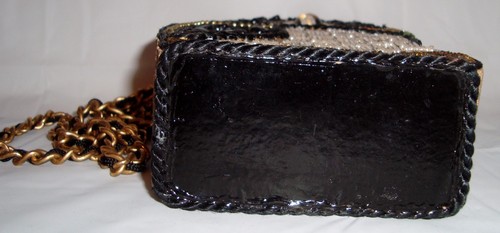 Vintage Embellished Box Purse Penguin Beaded Made In Philippines Shoulder Bag - Picture 7 of 12