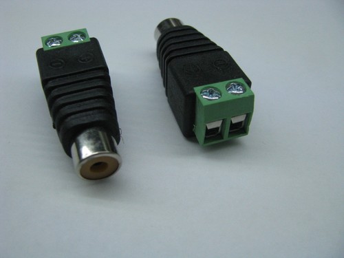 2 pièces câble filaire de haut-parleur pour FEMME RCA connecteur adaptateur prise jack Bose - Photo 2/3