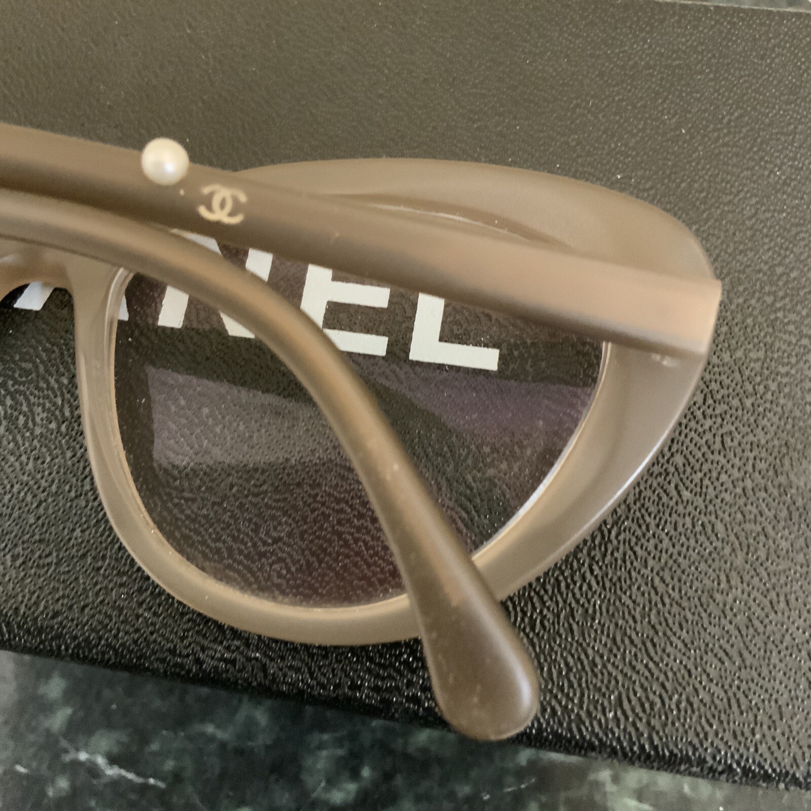 Rare Authentic Chanel 3253H c.1415 Matte GRAY 52mm Glasses Frames RX
