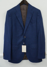 Men Suitsupply Blazer Lazio Blue Super 120's Size 94 EU48L UK/US38L