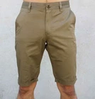 NEW MENS PLAIN TAILORED CHINO CASUAL WALK SHORTS FASHION TAPERED COTTON BASIC