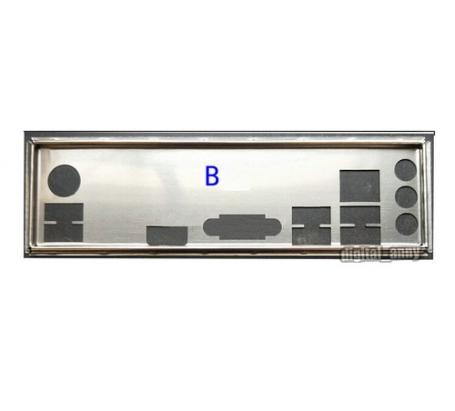 OEM I/O Shield For Elite b75h2-m3 Rear Baffle Motherboard Backplate IO - Bild 2 von 4