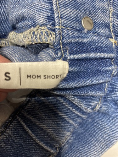 Pacsun Shorts Size Small Blue Jean High Rise Cuffed Cinch Waist w/tie - Picture 6 of 6