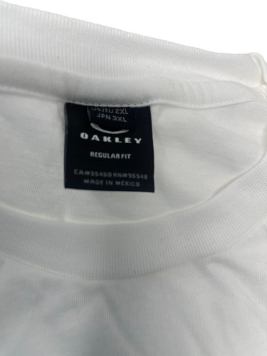 Oakley  Men's Shirt Hawaii 2XL XXL Destination Ellipse White b3 - Picture 5 of 6