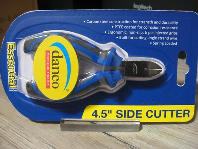 Danco Fishing Tool 4.5'' Side Cutter Spring Loaded Wire Cutting Pliers