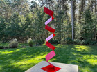Modern Metal Garden Sculpture Art - Indoor Outdoor Sculpture - Abstract Decor