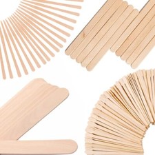 300 Pcs Wax Applicator Sticks Wood Craft Wax Spatulas for Hair Removal Face Leg