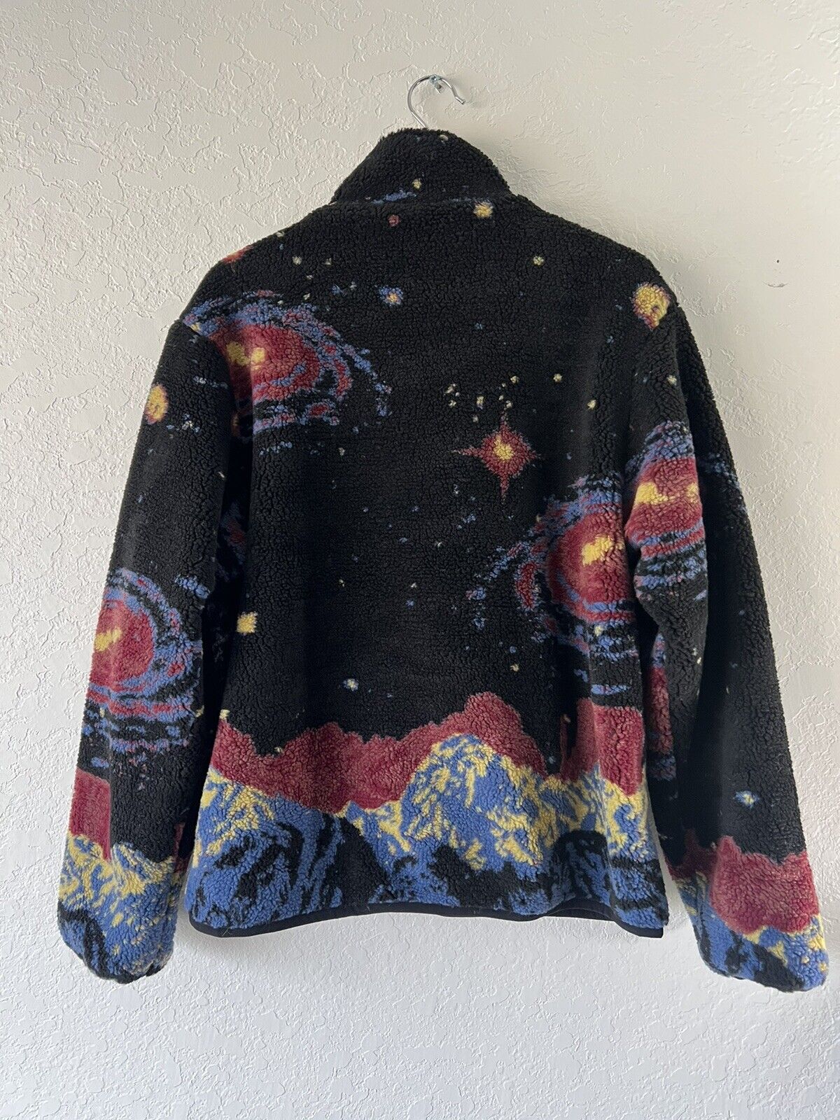 New Stussy Cosmos Reversible Sherpa Fleece Jacket SZ Medium READY TO SHIP