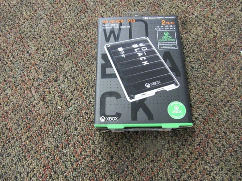 Western Digital BLACK P10 Game Drive for Xbox 2TB External USB 3.2 New/Sealed