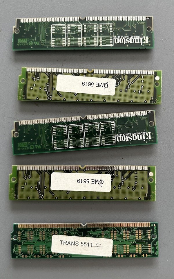 Vintage Lot of 5 -4 MB RAM Chips | eBay
