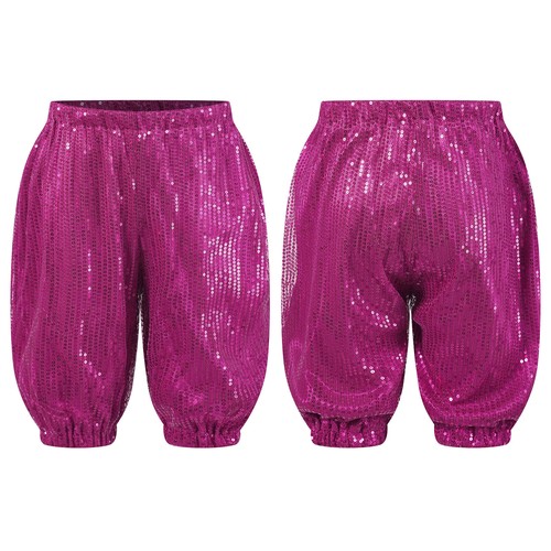 Girls Boys Bottoms Unisex Shorts Knee Length Hot Pants Soft Costume Mid Waist - Picture 19 of 35