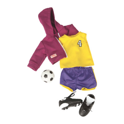 Our Generation Team Player Outfit For 18-inch Doll