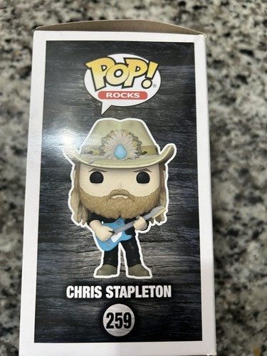 NUEVO Funko Pop! Figura Vinilo Rocks #259 Chris Stapleton con GUITARRA - Imagen 4 de 5