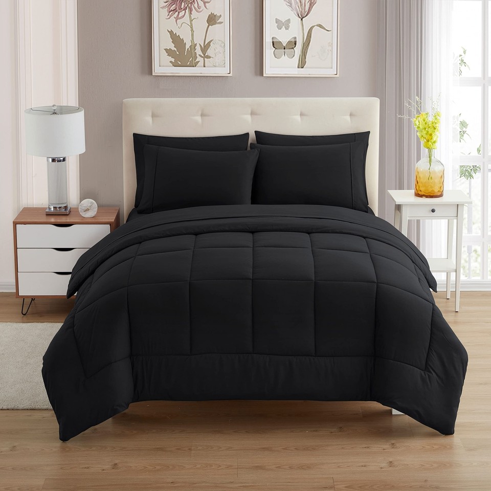 King Size Comforter Set with Sheets 7Piece Bedding Collection 1