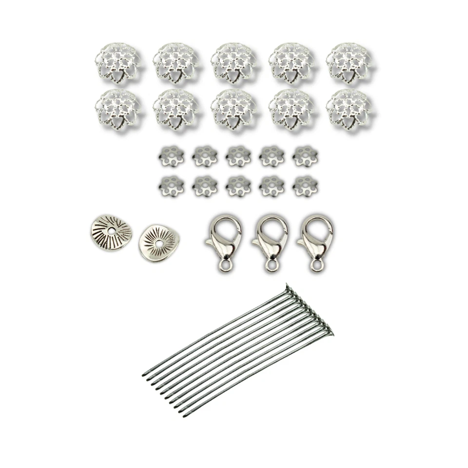 10x Bastelset Schneemann Silber Weihnachten Charms Anhänger Geschenkanhänger Set - Bild 4 von 4