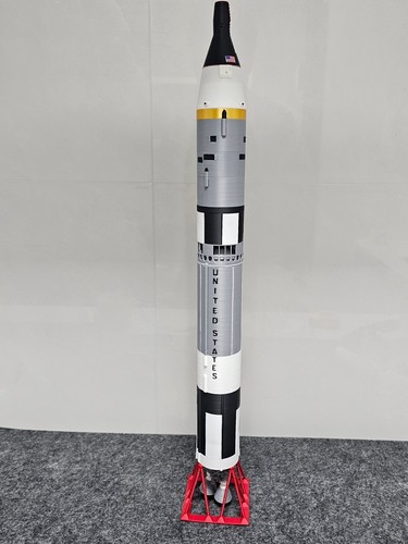 1:60 Scale NASA Gemini TitanII + Redstone Launch Vehicle Rocket Model Painted - Picture 14 of 17