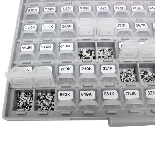AideTek 1206 Size 144 Values 100PCS SMD SMT Sample EIA E-96 1% Resistor Kits - Picture 6 of 6