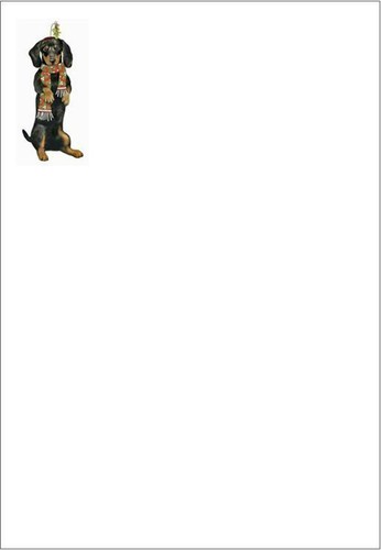 Dachshund Dogs mixed pack of A5 & A4 writing paper 100gsm paper - Picture 7 of 8