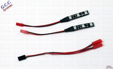 2x Waterproof GREEN RC Car Rear, Under LED Lighting KIT 50mm Plug'n'Play