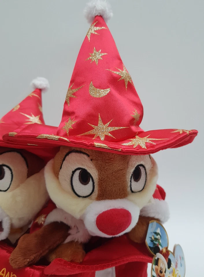 Disneyland Paris Chip & Dale Plush 2012 Xmas Soft Toy Disney Parks Present 20th - Image 4 of 4