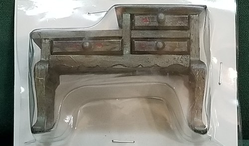 Antike Miniatur Möbel #17167 von Russ bemalter Stufentisch - 1/16 - Bild 10 von 12