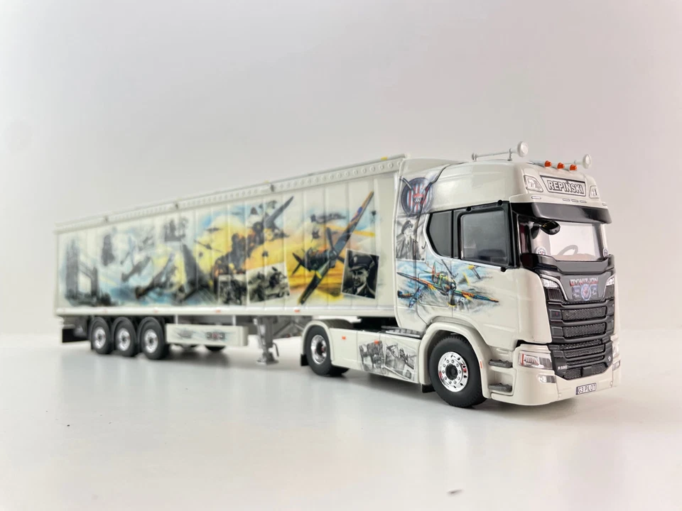 Tekno 85928 Scania NG 4x2 Walking Floor Trailer Repinski Polish Squadron 1:50 - Image 2 of 4