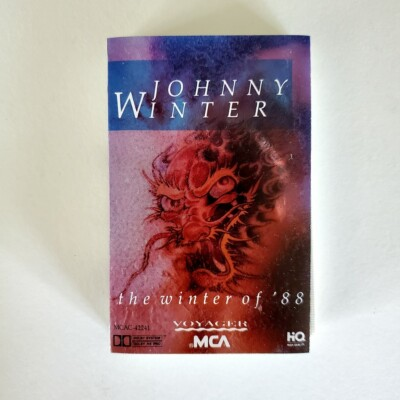 #ad Johnny Winter Cassette The Winter of #x27;88 $9.95