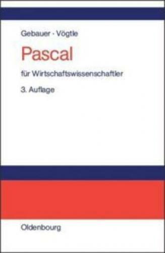 Thumbnail - Pascal Für Wirtschaftswissenschaftler Einführung In Die Strukturierte
