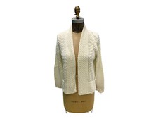 Vintage 1960s 100 Orlon Lightweight Cardigan Sweater By Greystone Med