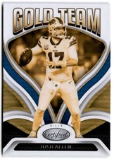 2022 Certified Gold Team #GT-1 JOSH ALLEN  Buffalo Bills Football 