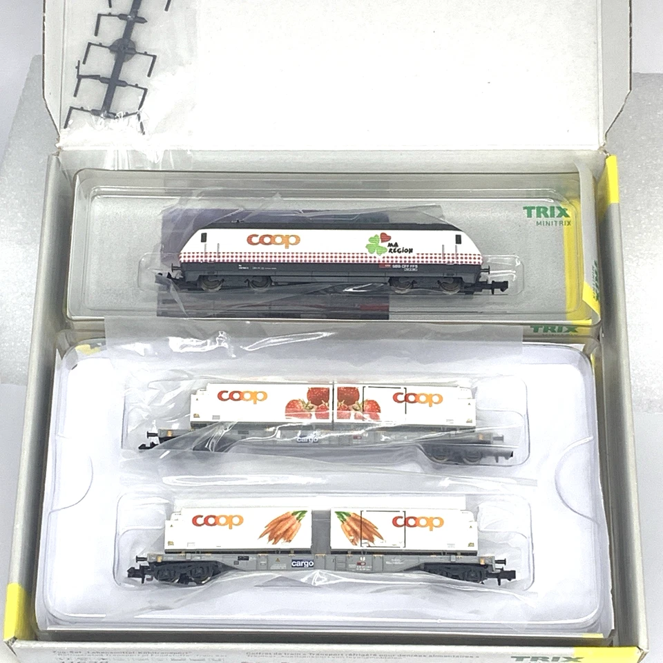 Minitrix N-Scale 11638  3 Piece Zug Set Lebensmittel Kuhltransport Reefer LN/Box - Image 4 of 4